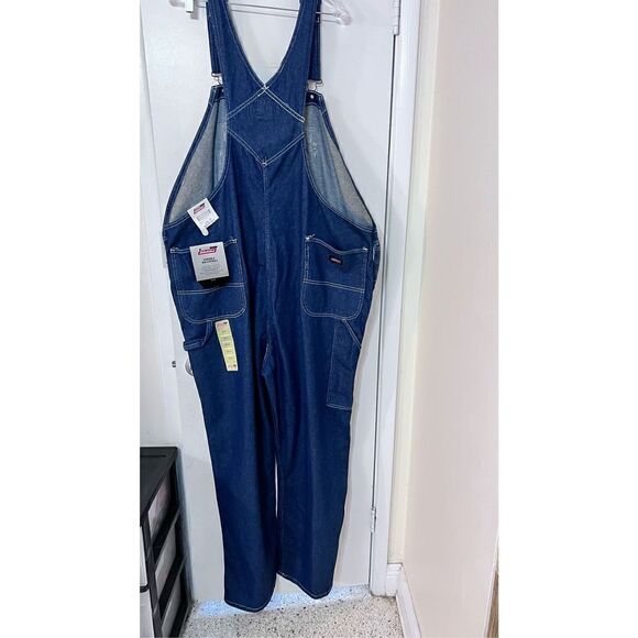 Dickies Men's Genuine Jumper Overalls  Bibs Coveralls Blue Denim Size 2XL NWT - Picture 7 of 14